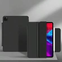 Magnetic Case Compatible With IPad Air5th/4th 10th Generation 10.9inch IPad Pro 11/12.9inch IPad Pro1/2/3/4/5/6th Generations Support 2nd Pencil Charging, Slim Tablet Cover Case - Black - View 4