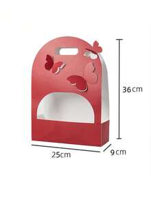 1PC Flower Box Pvc Cake Box Hand Flower Card Bouquet Packaging Box Flower Shop Packaging Bag Gift Box - Gift Box - View 3