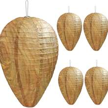 1pc&3pcs Wasp Nest Trap,Hanging Wasp Deterrent, Wasps Yellow Jackets Decoy Nest,Simulated Deterrent Hanging Territorial Insect Protection Scare - 1Pc - View 9