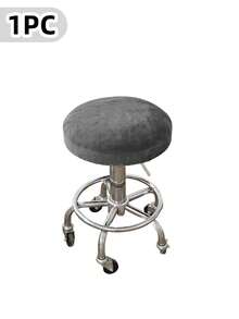 天鹅绒圆形凳子套 12-16 英寸/30-40 厘米圆形吧台凳座椅套，奢华面料，可拉伸，抗皱，可水洗，防尘 - 彩色 - 查看 19