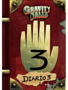LIBRO GRAVITY FALLS DIARIO 3 Pasta Blanda - Libro único - Ver 1