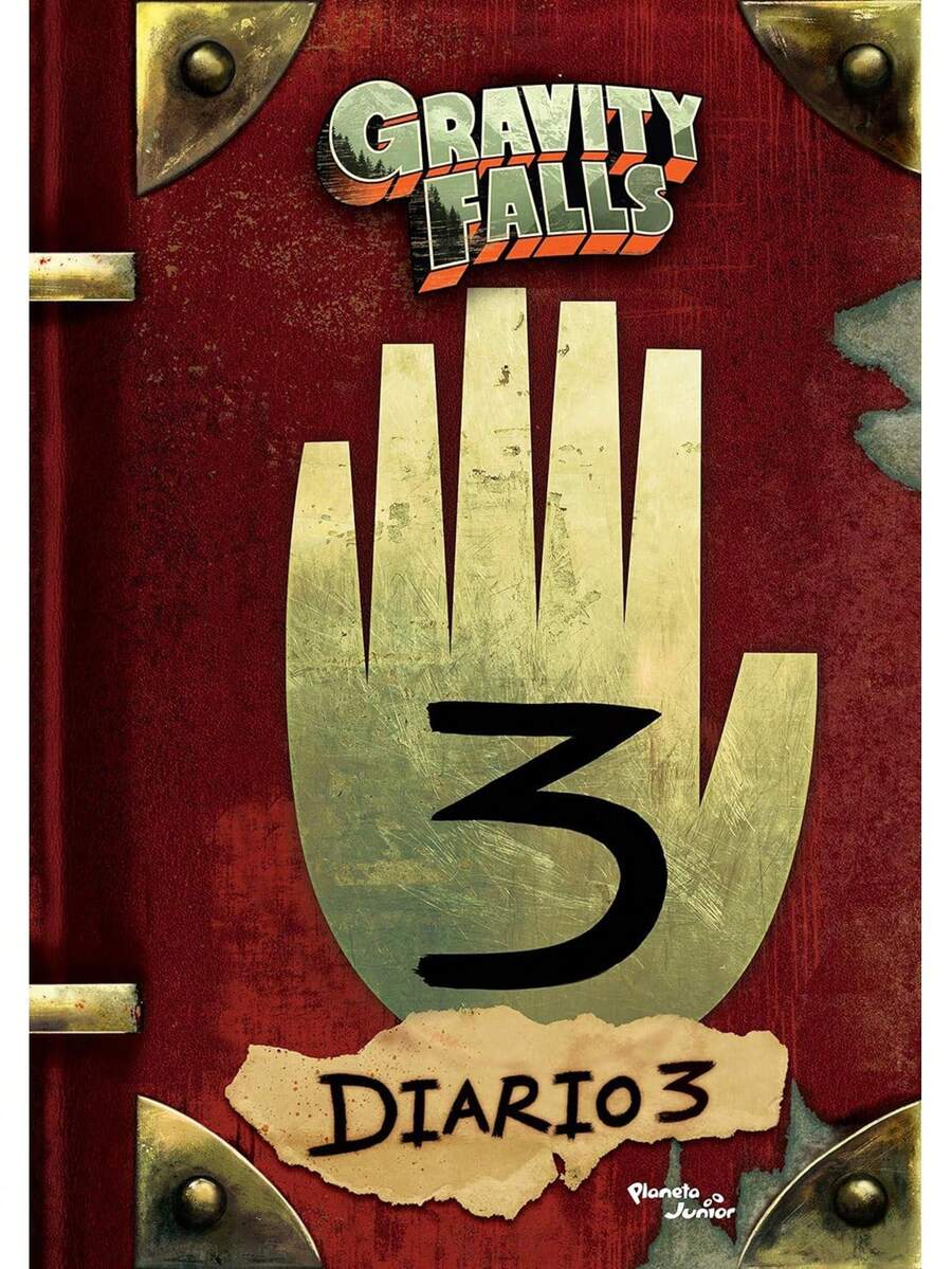 LIBRO GRAVITY FALLS DIARIO 3 Pasta Blanda - Libro único - Ver 1