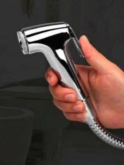 Ducha Higiênica Para Banheiro Completa Luxo Metal Inox núcleo da válvula de cobre 1,2m Chuveirinho