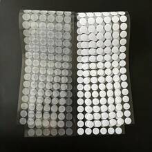 400pcs (200 Pairs) 0.36 Inch Diameter Self-Adhesive Round Dot Stickers, Suitable For Arts, Crafts, School Classrooms, Home And Office, Essential For Back To School - White - View 9