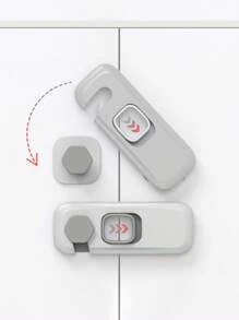 1/3/5 Pcs Children Locks, Refrigerator/Drawer/Cabinet Locks, Anti-Pinch Hand Protection Locks