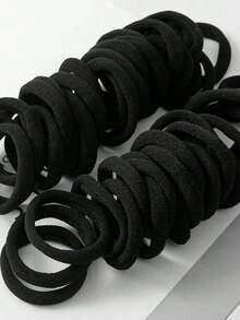 200 Stücke/100 Stücke/50 Stücke/20 Stücke/10 Stücke einfache schwarze Basic 4cm Elastikbänder für Frauen