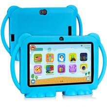 Kids Tablet, 7 Inch Tablet 16GB For RAM, 1GB For RAM, 2.4G WiFi,Eye Protection Screen, Parental Controls, Educational Apps,Games,Educational Tablet,Dual Camera, Shockproof Case,Fun Interaction,Cultural Enlightenment,Children's Gift,Holiday Gifts,Birthday Present,New Year's Gift,Children's Day Gift