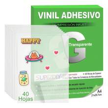 50 Vinyl For Printing Transparent Inkjet Adhesive A4