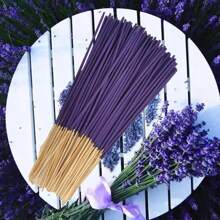 20/60/160pcs Lavender Incense Sticks, Suitable For Yoga, Meditation, Home, Tea Room, Study, Dining Room, Office Space Air Purification, Hotel Spa Therapy, Relax Mind, Holiday Gifts