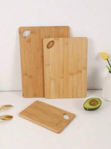 3件套竹制砧板（大、中、小），创意蔬果切菜板，木质托盘，桌面装饰，奶酪板和熟食拼盘套装，野餐和厨房的理想之选 - 卡其色 - 查看 10