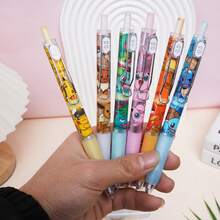 1支圆珠笔，黑色签名水性笔，学习办公，学校学生学习文具笔 - 彩色 - 查看 2