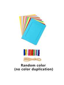 30 Pcs Hanging Paper Photo Frame4.5*6.1in, Photo Wall Photo Frame, Kraft Black White Color Photo Frame, Perfect 4U Colorful Paper Photo Frame DIY Creative Retro Kraft Paper Films Hanging Album Frame With Mini Clips And Hemp Ropes For Home Dorm Office Party Decoration(10 Colors)