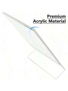 Sign Holder 8.5x11 Inches, Acrylic Sign Holder Slant Back Sign Holder Clear Sign Holder Plastic Paper Holder Table Top Sign Holder Plastic Display Stand For Office, Store, 20 Pack - White - View 4