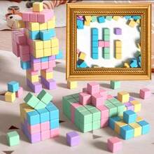 Magnetic Blocks, Magnetic Building Blocks For Toddlers 3+, Montessori Toys, Magnetic Cubes, Preschool STEM Educational Sensory Magnet Toys For Kids Ages 3-5 Year Old Boys And Girls Compatile With My Magnet Kid World Montessori Toys STEM Preschool Educational Building Cube Child Festival Gift Sensitively Create Interactive Community Educational Family Toys