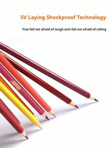 12/24 色持久鲜艳艺术铅笔，适合艺术家、学生和成人 - 高级素描、涂鸦和插画工具，是返校和毕业季的创意礼物 - 彩色 - 查看 5