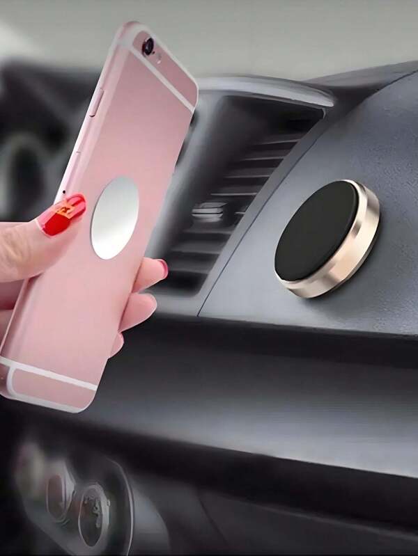 Support de téléphone magnétique universel pour voiture, support de téléphone magnétique pour tableau de bord de voiture en métal mini, support multifonctionnel pour smartphone, accessoires automobiles, support magnétique pour panneau de commande, support de téléphone, accessoires de téléphone, accessoires de voiture pour téléphones mobiles et mini tablettes