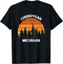Camiseta de Michigan - Negro - Ver 1