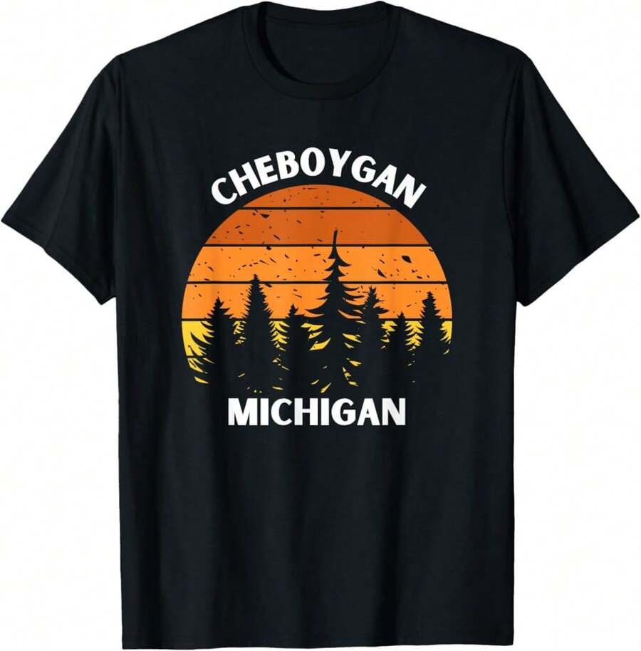 Camiseta de Michigan - Negro - Ver 1