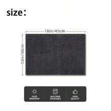 4pcs Solid Color Placemats, Elegant And Simple Design, 17.72 X 11.82 Inches, Machine Washable, Linen Fabric, Suitable For Restaurant, Party, Holiday, Dining Table Decoration