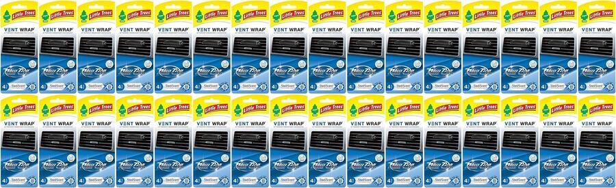 Little Trees Vent Wrap 4ct, New Car (Pack Of 4) - Black - View 1