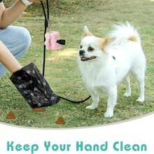 300个/20卷 狗便袋，防漏宠物粪便袋，适合户外散步（多种尺寸），加厚防漏宠物粪便袋，适合户外清洁，宠物必备用品 - 彩色 - 查看 4