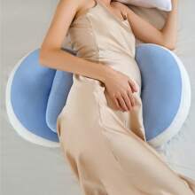 Oreiller de grossesse, oreiller de protection lombaire pour dormir sur le côté, oreiller de soutien du ventre pour dormir sur le côté, coussin lombaire de soutien du ventre pour mère enceinte dormant sur le côté, oreiller d'allaitement, oreiller en forme de U détachable et lavable, oreiller d'allaitement en forme de U, oreiller de soutien lombaire, soutien du ventre et protection lombaire pour dormir sur le côté pendant la grossesse