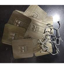 5/10 pezzi Ganci da parete adesivi Pridola - Trasparenti, riutilizzabili, senza fori - Forte adesione, impermeabili e resistenti all'olio per bagno, cucina, ufficio - Uso multifunzionale per asciugamani, utensili, attrezzi, forniture scolastiche, ritorno a scuola