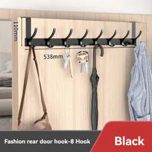 Ganchos sobre la puerta 5-8 ganchos para ropa, sombrero de abrigo, colgador de toallas, soporte para accesorios de cocina para el hogar y el baño