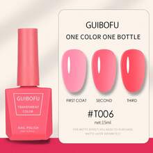 春夏果冻凝胶指甲油，冰爽荧光凝胶指甲油，水晶透明凝胶指甲油，绿色、黄色、玫红色、红色、蓝色、紫色美甲油，68种颜色可选 - 彩色 - 查看 60