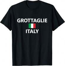 Grottaglie Italy Italian Flag City T-Shirt>AL Gifts For Teen Girls - Black - View 1