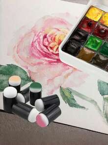 5/15/30 件海绵手指画工具，手指海绵，绘画艺术用品，绘画工具套装