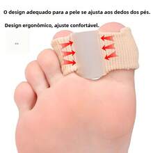 Two Toe Separator Hallux Valgus  Orthopedic Feet Bone Thumb Adjuster Correction Pedicure