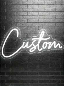 Enseigne au néon à LED personnalisée - Décoration murale personnalisée énergique, facile à installer, sans batterie, niveau de luminosité réglable, convient pour les bars, les mariages, les anniversaires, les fêtes et les occasions spéciales - Déco maison personnalisée DIY, cadeau créatif