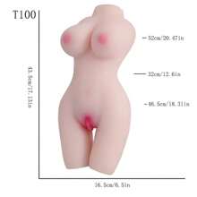 Sex Toys Realistic Male Masturbator Sex Doll With Torso And Big Boobs - Lifelike Sex Dolls For Men With Vagina, Anal, And Breast Play Functions - Perfect For Adult Pleasure And Exploration - Christmas Gifts For Men (Excluding Clothes)