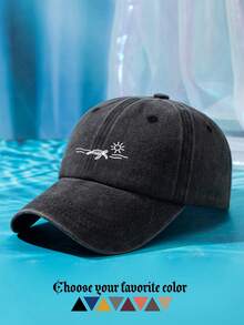 1顶可调节海龟印花棒球帽 - 轻便透气休闲遮阳帽，适合海滩、钓鱼等场合，是送给爸爸、妈妈、节日的理想礼物 - F - 查看 11