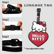 Sanrio Kawaii Hello Kitty Gepäckanhänger Anime Sanrio Kuromi Melody Gepäckanhänger Koffer ID Adresshalter Gepäck Bordanhänger Tragbarer Kofferanhänger Anhänger Urlaub Flitterwochen Für Schule Für Fliegen Für Kreuzfahrt Für Taschen Für Gepäck Schul-Accessoires Schulsachen