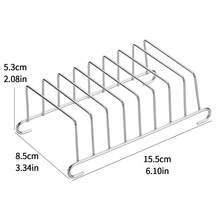 قطعة واحدة من رفوف القلي الهوائي، أرفف طبقات من الفولاذ المقاوم للصدأ، اكسسوارات لفرن القلي الهوائي، لرف الفرن وشواية التحميص للقلي الهوائي، رف دائري للوعاء للقلي الهوائي، أكسسوارات مطبخية من الفولاذ المقاوم للصدأ بلون فضي