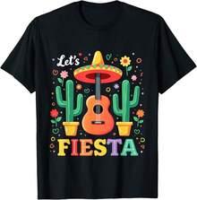 Mexican Fiesta  Cinco De Mayo Party Outfits Men Women T-Shirt,DIS Gifts For Girlfriend - Black - View 1