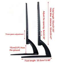 HaroldDol TV Mounts, Stands & Turntables - màu đen - Xem 2
