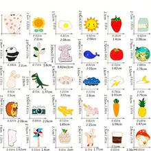 50/30/20/10 Pcs Random Mixed Enamel Brooch Bulk Set, Lapel Badges, Cartoon Plant Enamel Pin Sets, Funny Button Pins Jewelry For Backpack Cloths Hats Jacket Decoration Gift(Color/Pattern Random) - Pattern - View 9