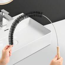 1pc Soft Bristle PP Material Crevice Cleaning Brush - Flexible Long Brush For Cleaning Dryer Vents And Hard To Reach Areas, Won't Shed Hair, Ergonomic Handle For Kitchen, Bathroom, Living Room, Bedroom
