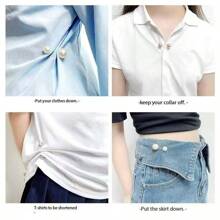 1pc Adjustable Pants Clips, Clothing Accessories To Cinch Waist And Prevent Wardrobe Malfunction