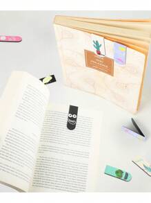 18/30 piezas Marcadores magnéticos, marcadores magnéticos para estudiantes, para niños/niñas, amantes de los libros, marcadores personalizados minimalistas, regalo único para amigos, útiles escolares, de regreso a la escuela