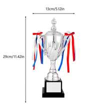 كأس بطولة كرة قدم / كرة سلة / ريشة طائرة معدني كبير مخصص، ذهبي / فضي / برونزي، مصنوع من سبيكة حديد و مادة ABS، كأس جائزة البطولة / المنافسة، أنيق، أزياء، هيبستر، كاجوال، أنيق بسيط، مخصص، فريد من نوعه، أزياء الرجال، خزانة الملابس الأساسية/الشارع، هدايا مثالية للرجال، للأصدقاء والعائلة، لأعياد الميلاد، للعطلات، للمدرسة/المنافسة، للرياضة/التسلق