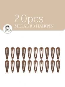Set de pasadores de pelo de metal simple, adecuado para uso diario, festivales y ocio, para mujeres, herramientas para el cabello, rizos para mujeres, otoño, viajes, accesorios para el cabello de mujeres, artículos para el cabello, regalos, regalos para mujeres, regalos de Navidad, regalos para adultos, accesorios para mujeres, regalo de iniciación, ideas de regalo de Navidad para mujeres, belleza, regalos de Navidad para mujeres, accesorios para la cabeza, pinzas para el cabello, pasadores - Multicolor - Ver 11