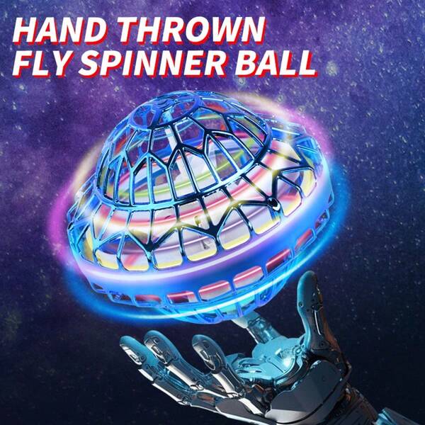 1pc Induction Flying Ball, Finger Spinner, Hovering Gyro Disc, Outdoor Game, Parent-Child Interactive Toy, Children's Toy, Birthday Gift, Competitive Chasing Toy For Boys And Girls