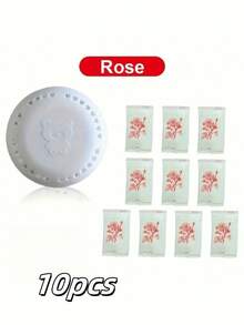 10 Pieces Long-Lasting Aromatherapy Air Freshener With Extra Case - Aromatic Solid Deodorant Tablets For Home, Car, Bathroom, Bedroom, Wardrobe And Toilet, Lavender/Rose/Lemon/Sakura/Jasmine Multiple Fragrances, No Electricity Required, Perfect Gift For Everyone - Multicolor - View 13