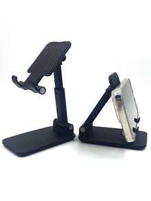 1pc Foldable Phone Stand, Adjustable Cell Phone Holder For Desk, Collapsible Portable Smartphone Stand, Universal Mobile Phone Holder, Tablet Stand, Desktop Phone Holder, Hands-Free Mount, Telescopic Office Gadget, Perfect For Halloween, Christmas Gift, New Year Present For Adults, Men, Women - Multicolor - View 14