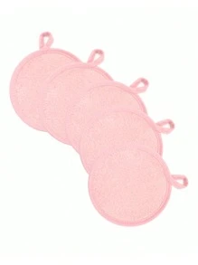 5/10/20 pezzi Panni struccanti riutilizzabili, salviette detergenti per il viso lavabili in lavatrice adatte a tutti i tipi di pelle, trucco, economiche, decorazione camera, toeletta, viaggio, camera da letto, accessori trucco, cuscinetto, applicatore trucco, cuscinetto cipria, spugnetta trucco