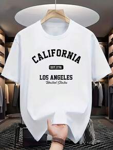 Camiseta estampada de moda para hombres - Negro - View 6